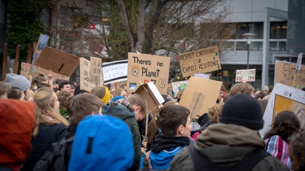 Klima-Protest in Erlangen 