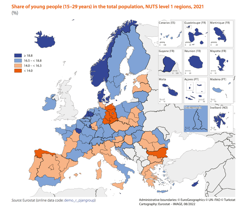 Young people in Europe 2022 pdf