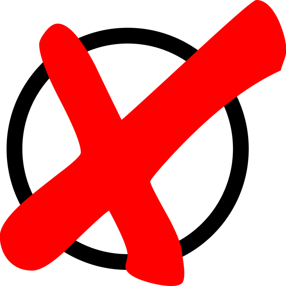 Rotes Kreuz über rundes Ankreuzfeld. Wahl / Kreuz