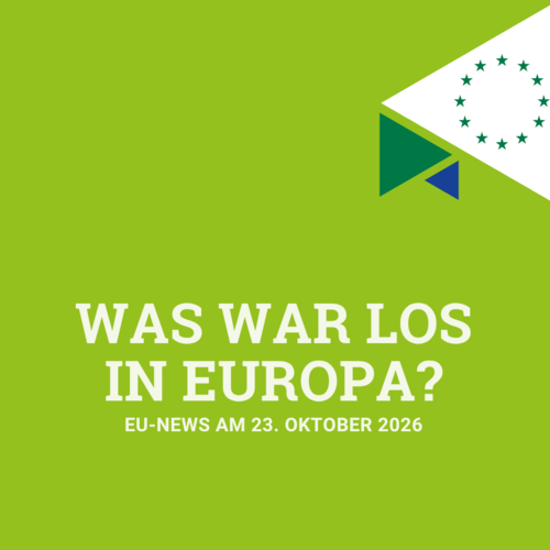 Die EU-News vom 23. Oktober 2026  - Die EU-News vom 23. Oktober 2026