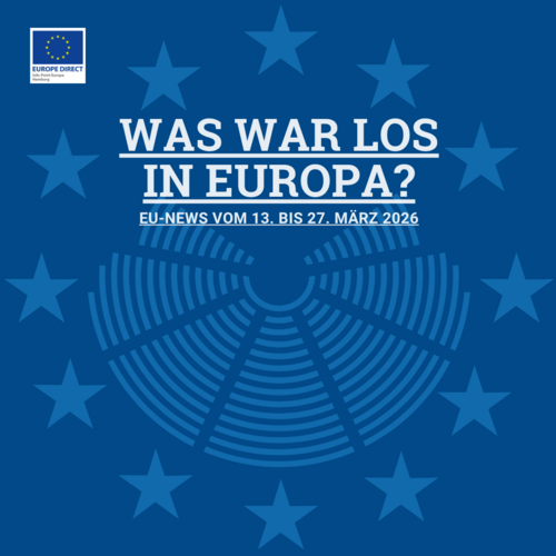 Unser EU-Nachrichtenbriefing vom 27. März 2026 - EU-NEws vom 27.03.2026