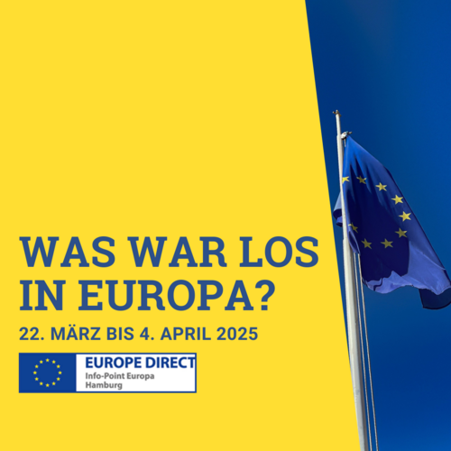 EU-Nachrichtenbriefing vom 22. März bis 04. April 2025 - Unser Nachrichtenbriefing aus Brüssel und Straßburg