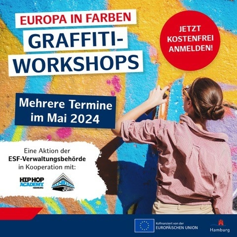 Europa in Farben - Graffiti-Workshops für junge Erwachsene