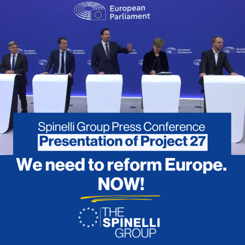 EU-Reform?  - Spinelli Gruppe stellt ihr Vorhaben "Project 27" vor