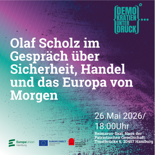 Demokratien unter Druck - Olaf Scholz im Gespräch über Sicherheit, Handel und das Europa von Morgen