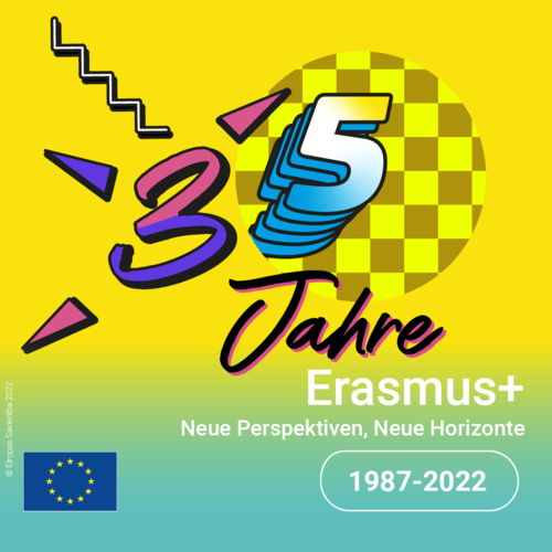 35 Jahre Erasmus+ - Erasmus+ feiert sein 35. Jubiläum! 