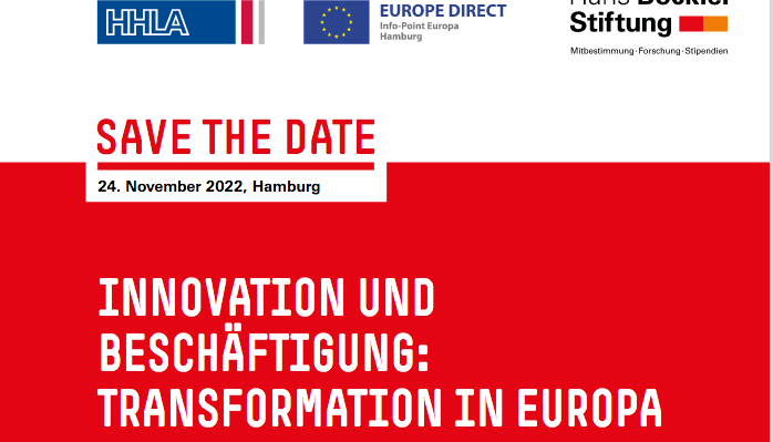 INNOVATION UND BESCHÄFTIGUNG: TRANSFORMATION IN EUROPA - Die Europa-Werkstatt
