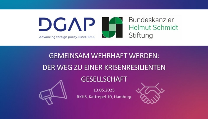Gemeinsam wehrhaft werden  - Der Weg zu einer krisenresilienten Gesellschaft