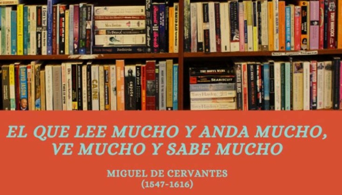 Spanisch-Vorlesewettbewerb. Leo leo, ¿qué lees? (Ich lese, ich lese, was liest du? - Zum Welttag des Buches findet das Finale und die Preisverleihung eines Spanisch-Vorlesewettbewerb im Insituto Cervantes statt.